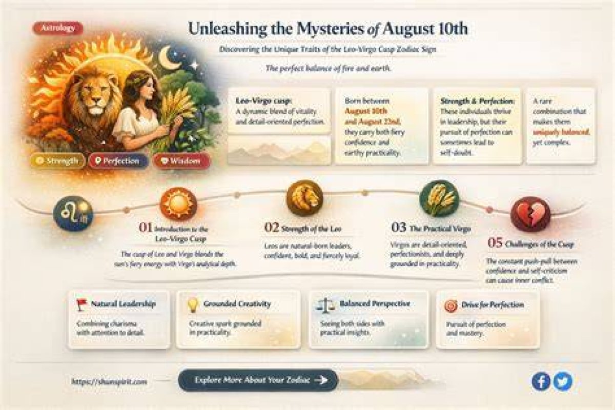 Discovering the Unique Traits of August 20Th Personality