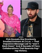 Eminem and Pink Have Got an Unbelievable" Collaboration on the Way